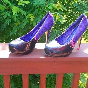 Iron Fist Black with Purple Skulls